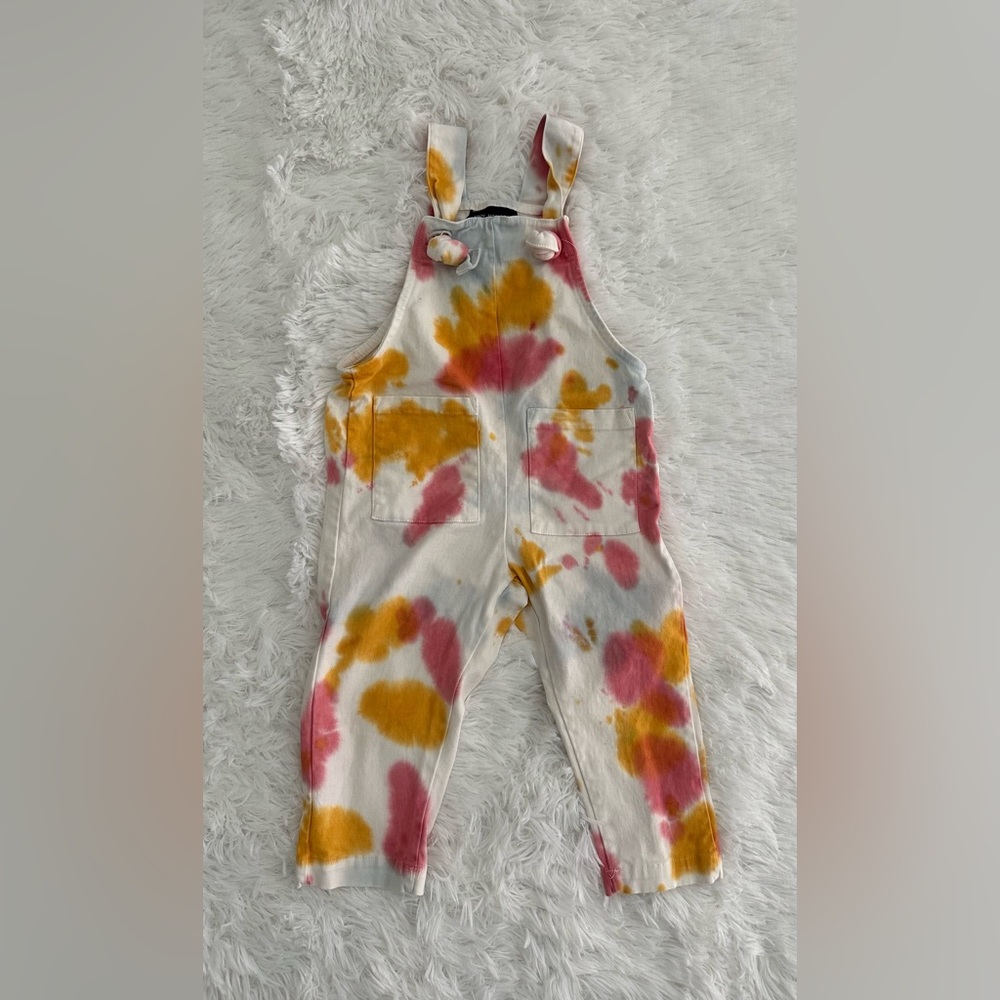 Tiny Whales Cosmic‎ Toddler Overalls Pants Sz 2